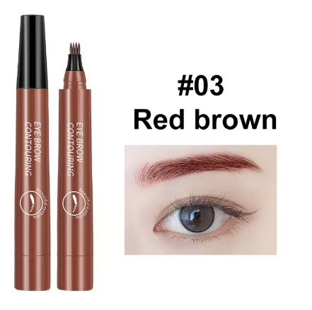 Eyebrow Pen Waterproof Pencil Long Lasting Professional Fine Sketch Liquid Eye Brow Pencil