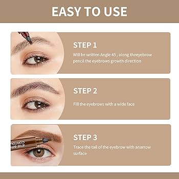 Eyebrow Pen Waterproof Pencil Long Lasting Professional Fine Sketch Liquid Eye Brow Pencil