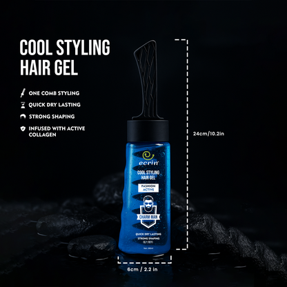 ECRIN COOL STYLING HAIR GEL WITH ACTIVE COLLAGEN - 280ml