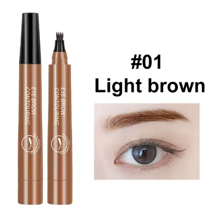 Eyebrow Pen Waterproof Pencil Long Lasting Professional Fine Sketch Liquid Eye Brow Pencil