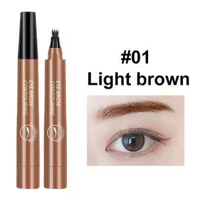 Eyebrow Pen Waterproof Pencil Long Lasting Professional Fine Sketch Liquid Eye Brow Pencil