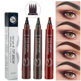 Eyebrow Pen Waterproof Pencil Long Lasting Professional Fine Sketch Liquid Eye Brow Pencil