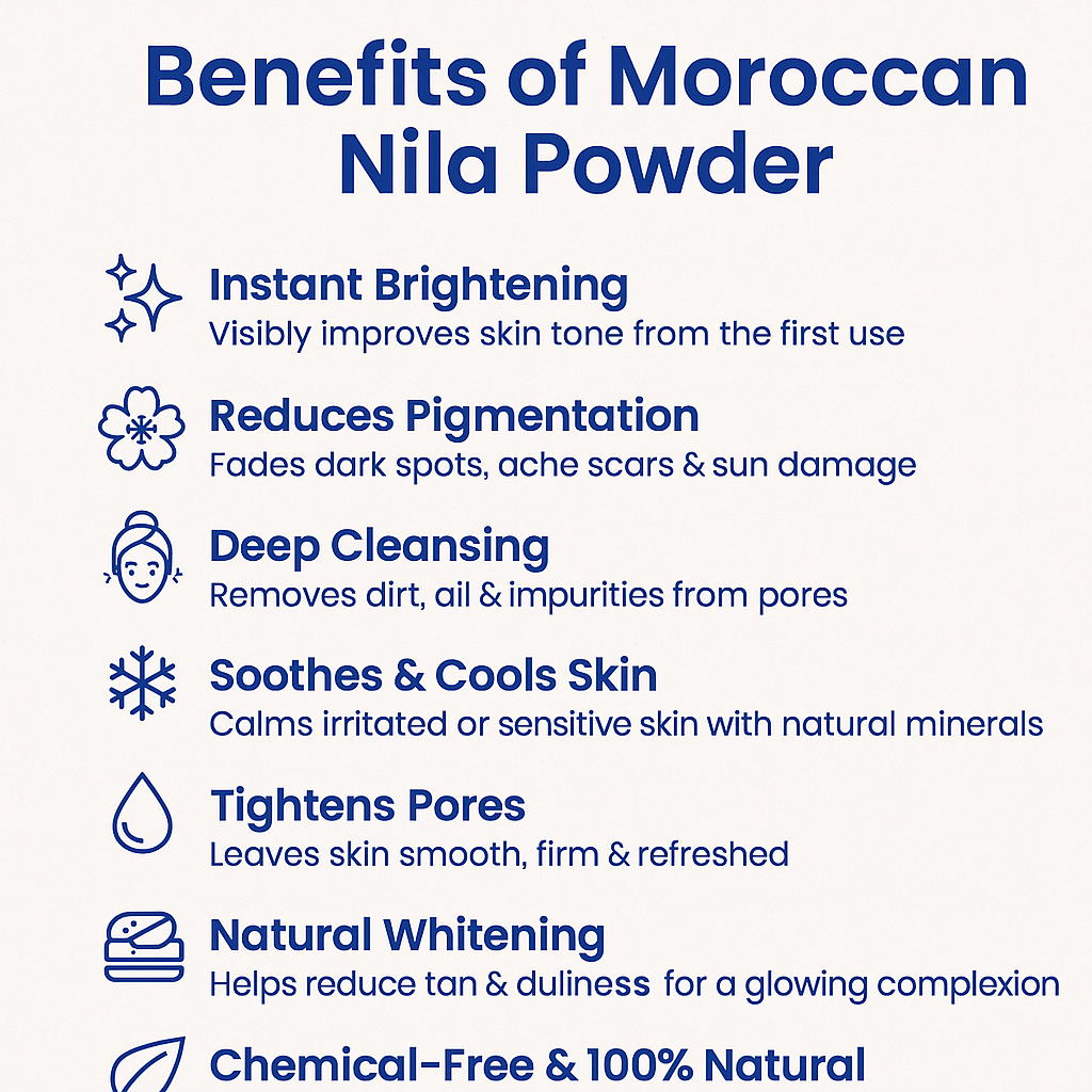 Moroccan Nila Whitening Powder Buy 1 get 1 free( pack of 2)